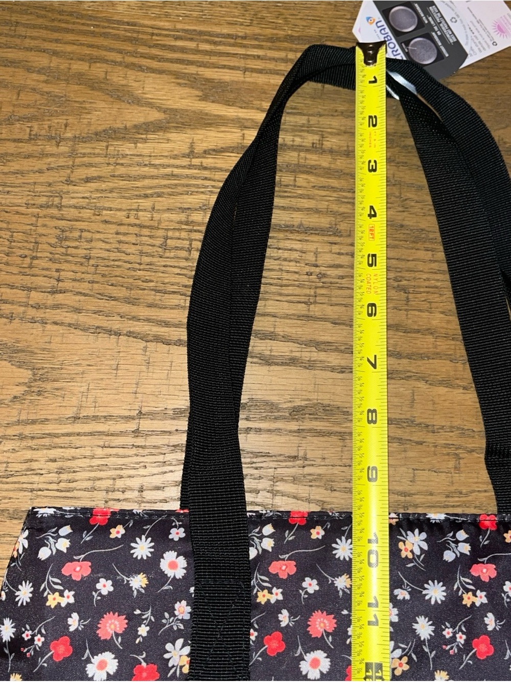 California Innovations Insulated Cooler Lunch Bag Black Floral - Picture 8 of 11